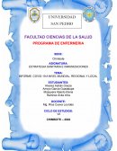 INFORME: COVID-19 A NIVEL MUNDIAL, REGIONAL Y LOCAL