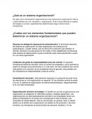 Administracion Sistemas organizacionales