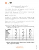 Actividad nº 4. Principios básicos de la termodinámica aplicados a la conservación de productos de frutas y hortalizas