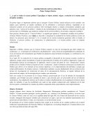 Ciencia Política: objeto, método, origen y evolución de la misma como disciplina científica