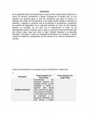 Tarea de administración de empresa Caso de Entretención y fiesta Ltda