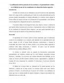 La influencia teórica práctica de la escritura y el pensamiento crítico en el hábito lector de los estudiantes de educación básica superior
