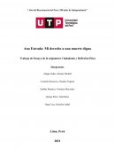 Tarea Académica 1 Caso Ana Estrada: Mi derecho a una muerte digna