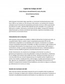 Capital de trabajo de Dell