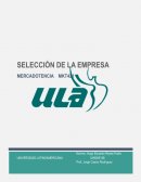 Mercadotecnia. SELECCIÓN DE LA EMPRESA