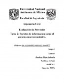 Fuentes de información sobre el entorno macroeconómico