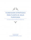 PLANEACION ESTRATEGICA PARA PLANTA DE AGUA PURIFICADA