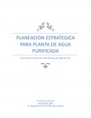 PLANEACION ESTRATEGICA PARA PLANTA DE AGUA PURIFICADA