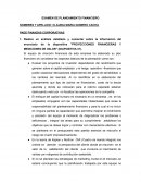 EXAMEN DE PLANEAMIENTO FINANCIERO