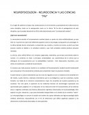 NEUROPSICOLOGÍA - NEUROCIENCIA Y LAS CIENCIAS “PSI”