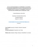 EVALUACIÓN DEL RIESGO A PARTIR DEL ANÁLISIS DE EVENTOS DE REMOCIÓN EN MASA Y MANEJO DE AGUAS SUPERFICIALES EN ZONAS VULNERABLES