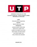 PSICOLOGÍA SOCIAL-COMUNITARIA