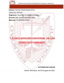 La declaración universal de los derechos humanos