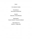 ENSAYO DE EPISTEMOLGIA SOBRE EL CONOCIMIENTO