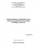 Análisis estadístico y probabilístico de los eventos de inundaciones en los estados Anzoátegui y Amazonas