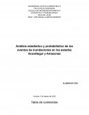 Análisis estadístico y probabilístico de los eventos de inundaciones en los estados Anzoátegui y Amazonas