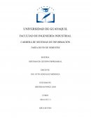 SISTEMAS DE GESTIÓN EMPRESARIAL