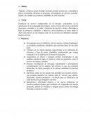 SERVICIO DE DESAYUNOS