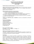 Nombre del proyecto social de formación: Uso adecuado del tiempo libre