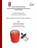 Capacidad Calorífica y Calor Específico Identificado a través de un Calorímetro