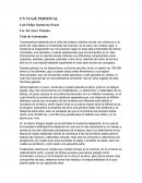 Un Viaje Personal