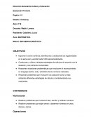 Planificacion 2 matematica