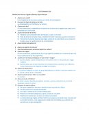 Antropología cuestionario