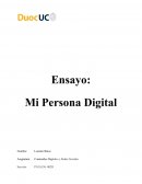 Ensayo: Mi Persona Digital