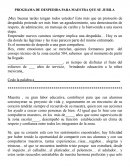 PROGRAMA PARA MAESTRA QUE SE JUBILA