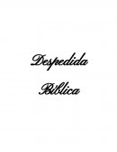 Despedida biblica