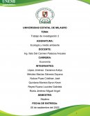 Ecologia y medio ambiente