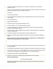 Financiero Fábrica de muebles Dury, S.A. Página 1