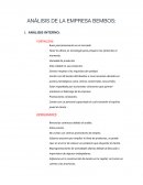 ANÁLISIS DE LA EMPRESA BEMBOS