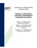CONTRALORÍA, AUDITORÍA, TRANSPARENCIA Y RENDICIÓN DE CUENTAS
