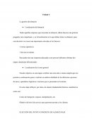 La gestión del almacén