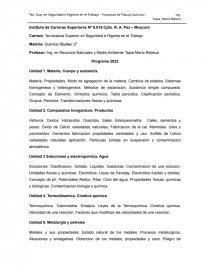 Programa química 2º. Página 1