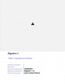 Álgebra. Jugando con números