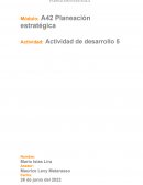 Ejercicio Plan estratégico 2022