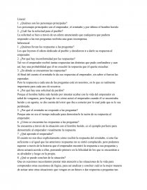 Tres preguntas Leon Tolstoi. Página 1