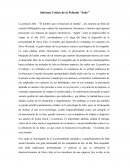 Informe Critico de la Película ‘’Jobs’’