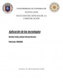Aplicación de las tecnologías