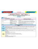 Planeación 1° de primaria