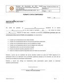 Carta Compromiso de Comunicación Institucional con estudiantes