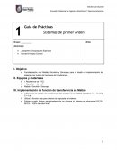 Guía de Prácticas Sistemas de primer orden
