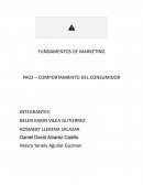 FUNDAMENTOS DE MARKETING COMPORTAMIENTO DEL CONSUMIDOR