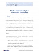 Actividad Transformación Digital y Organizaciones Exponenciales