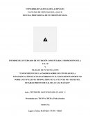 CONOCIMIENTO DE LAS MADRES SOBRE EFECTIVIDAD DE LA SUPLEMENTACIÓN DE SULFATO FERROSO EN EL TRATAMIENTO OPORTUNO SOBRE LOS NIVELES DE HEMOGLOBINA EN LACTANTES DE 6 MESES