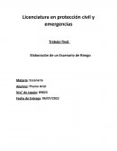 Elaboración de un Escenario de Riesgo