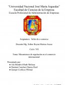 Mecanismos de regulacion el el comercio internacional