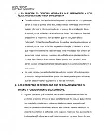 ¿Las principales ciencias naturales que intervienen y por qué?. Página 1